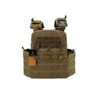 Tactical Equipment Vest CONQUER APC Plate Carrier - Coyote Brown