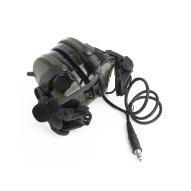 MILITARY COMTAC II type Headphones with ARC mount - Olive