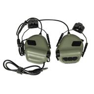 PMR Radio and accessories M32H  Active noise reduction headset  for ARC rails - Olive