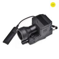 LLM01 type Flashlight, 390lm (Red/IR laser) - Black
