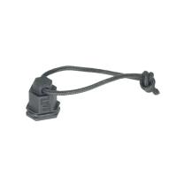 CO2/AIR HPA Foster Quick Connector Male Cover- Black