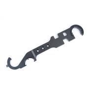 PARTS/UPGRADE Multi-functional Wrench Steel Tool - Black