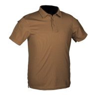 CLOTHING Shirt tactical "POLO" Quickdry, dark tan