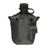 Water bottles and hydration bags US Plastic Bottle, OD green, 1 l, cover