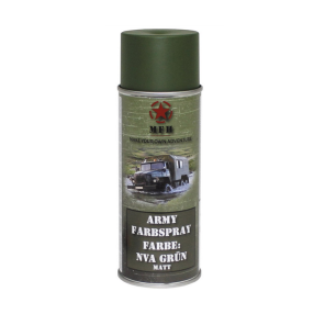 Spray paint ARMY, 400ml, NVA green
Click to view the picture detail.