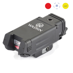 Pistolový DBAL-PL, Červený/IR Laser + svítilna - Černá