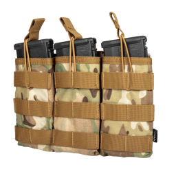 Triple Magazine Pouch Open - Multicam
