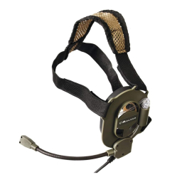 Headset Bowman type with PTT, Kenwood Conector