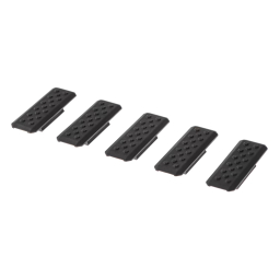 M-lok type Covers, V1 (5pcs) - Black
