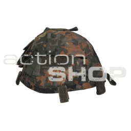 MFH Potah na helmu s kapsou, nastavitelný, flecktarn