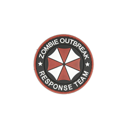 Nášivka 3D - Zombie Outbreak Response Team