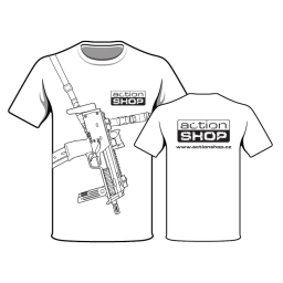 Tričko MP7 popruh bílá XL