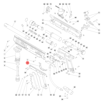 SW-1 Part# 19 Trigger Guard                    