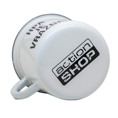                             Enamel Mug "HPA je vražda" - White                        
