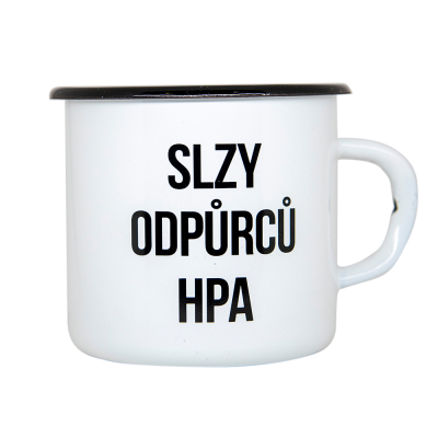 Enamel Mug "Slzy odpůrců HPA" - White                    