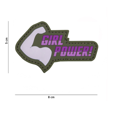 Patch 3D PVC Girl Power! Pink                    