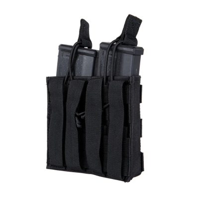                             Double universal magazine pouch - Black                        