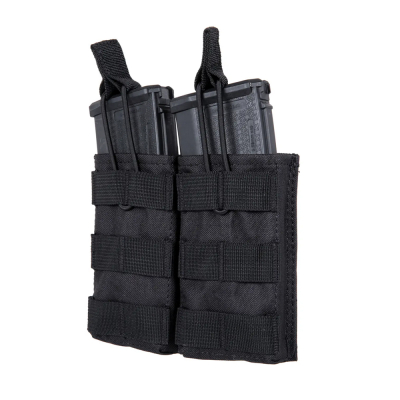 Double universal magazine pouch - Black                    