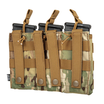                             Triple Magazine Pouch Open - Multicam                        