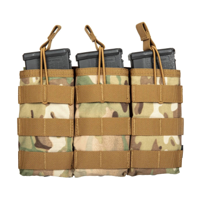                             Triple Magazine Pouch Open - Multicam                        