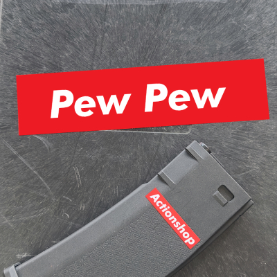                             Samolepka "Pew Pew"                        