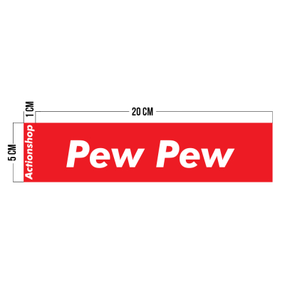 Samolepka "Pew Pew"                    