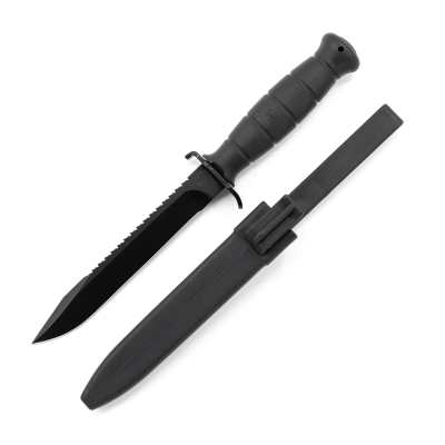 Nůž Rakouský Glock Survival FM81 s pilkou - Černý                    