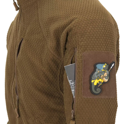                             Fleecová mikina Alpha Tactical - Coyote                        