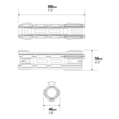                             Eclipse EMC Handguard 7.5'' - Black                        