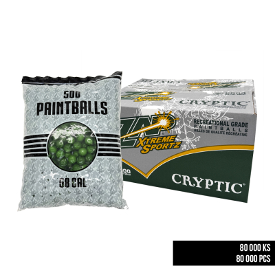 Set paintball kuliček Zap Cryptic, cal.68 - 80 000ks                    