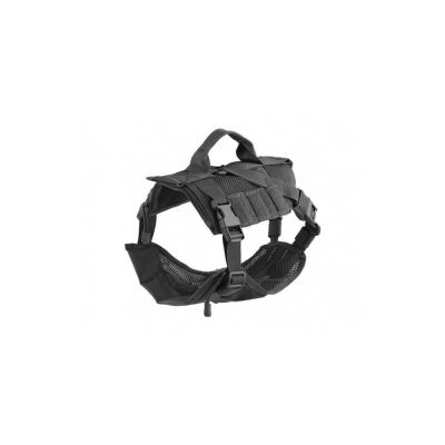 Tactical Dog Harness -  Black (II. Grade Quality)                    