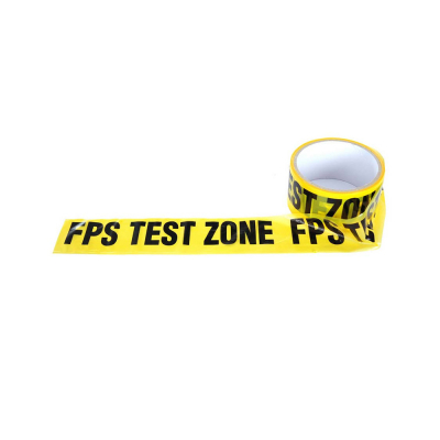 Zone tape, "FPS Test Zone" - Yellow                    