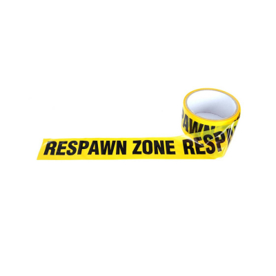 Zone tape, "Respawn zone" - Yellow                    