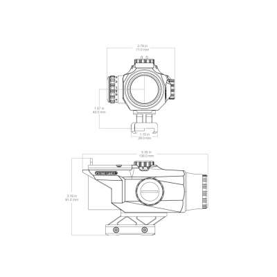                             C1 4x32 Prism Scope - Black                        
