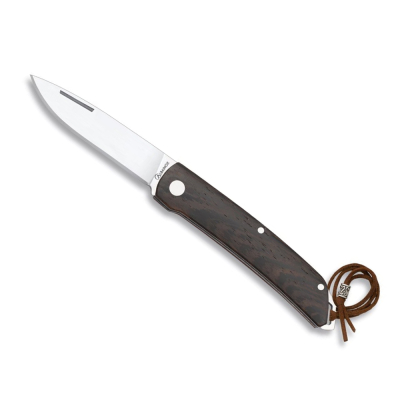 Pocket Folding Knife with Wood Handle                    