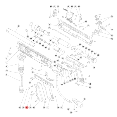 SW-1 Part #17 Grip Screw                    