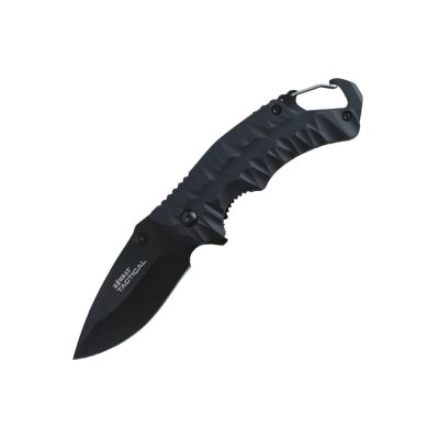 Zavírací nůž s karabinou Gator - Černý                    