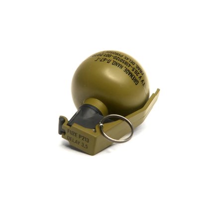                             PYROSOFT P-67G NATO Airsoft Hand Grenade (Peas) - Khaki                        