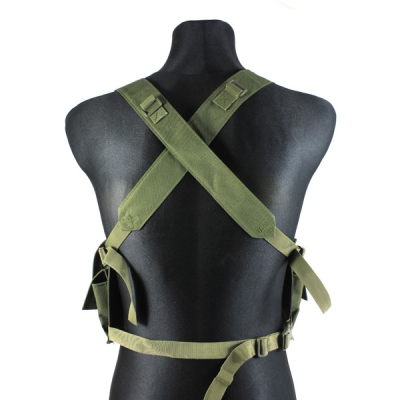                             Chest Rig pro zásobníky typu AR15 - oliva                        