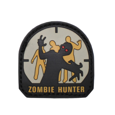 MFH Velcro Patch Zombie Hunter 3D, 5x5cm                    