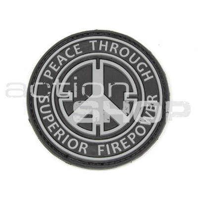 Patch PEACE black - 3D                    