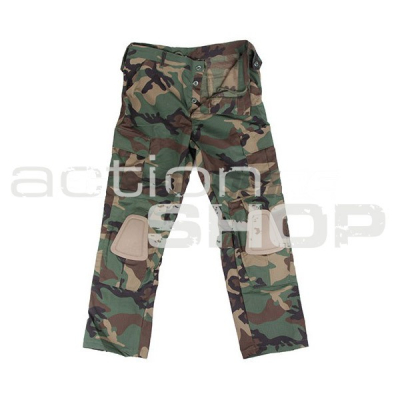                             Tactical pants with knee protectors - Woodland                        