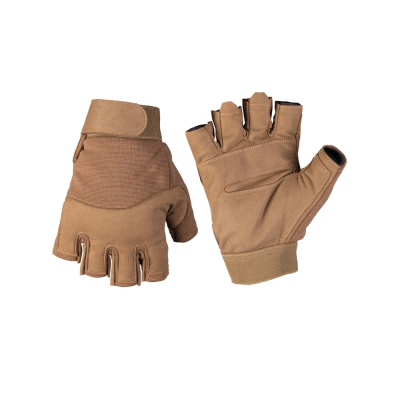                             Army fingerless gloves - Tan                        