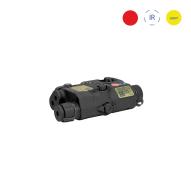 Sights (scopes, red dot sights, lasers) FMA PEQ LA5 Upgratan Version  LED White light + Red laser with IR Lenses, black