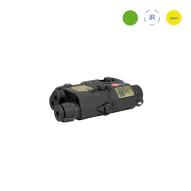 Sights (scopes, red dot sights, lasers) FMA PEQ LA5 Upgratan Version  LED White light + Green laser with IR Lenses, black