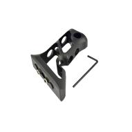  CNC Keymod Long Angled Grip - Black