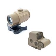 Sights (scopes, red dot sights, lasers) Set of XPS holo sight and G43 Magnifier - Dark Earth