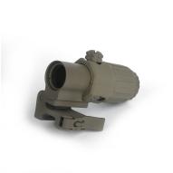 MILITARY Magnifier typu ET Style G33, 3x - Dark Earth