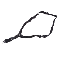 MILITARY Sling tactical type Bungee one point, black
