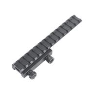 MILITARY Height Rail Mount, 0.5 Inch, (14 slot)
